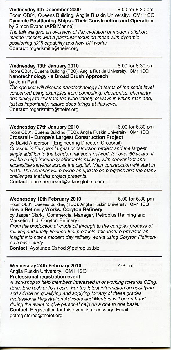 IET Meetings
