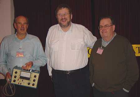 John, G8DET Chairman; Rob and Carl, G3PEM Vice Chairman.