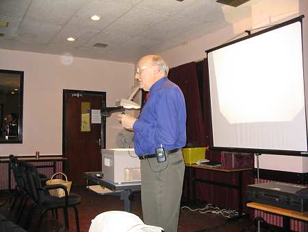 Tony, talking to the audience.