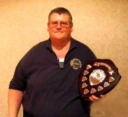 Jim Beatwell with his Contest Shield