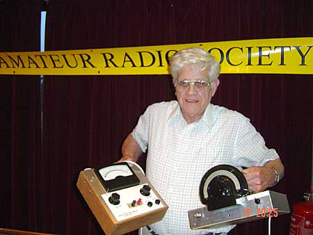 Geoff holding his two entries