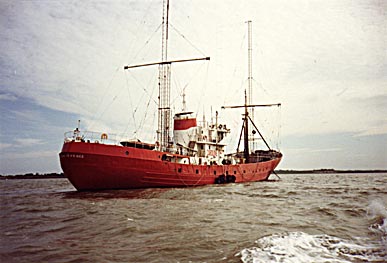 Historic photograph of Radio Caroline