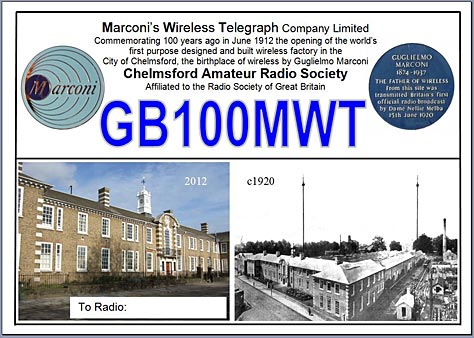 GB100MWT QSL Card