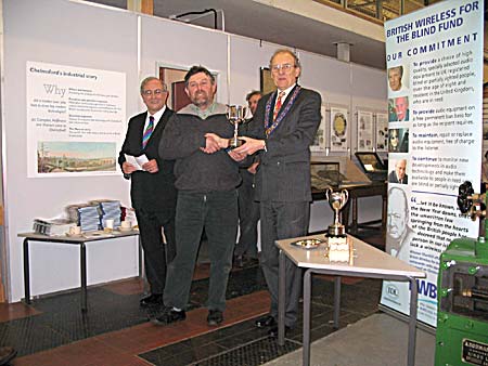 Bittern DX Group with the Trophy for most money raised