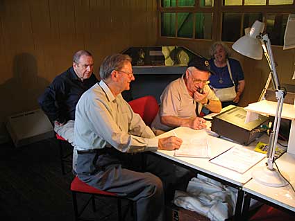 Brian operating the HF Station