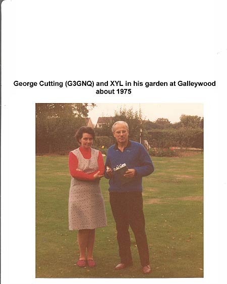 George Cutting, G3GNQ in 1975