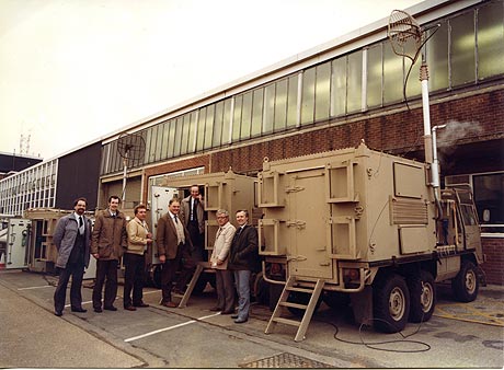 Triffid Vehicles being prepared for the Sultan of Omans Army Exercises  1986/7